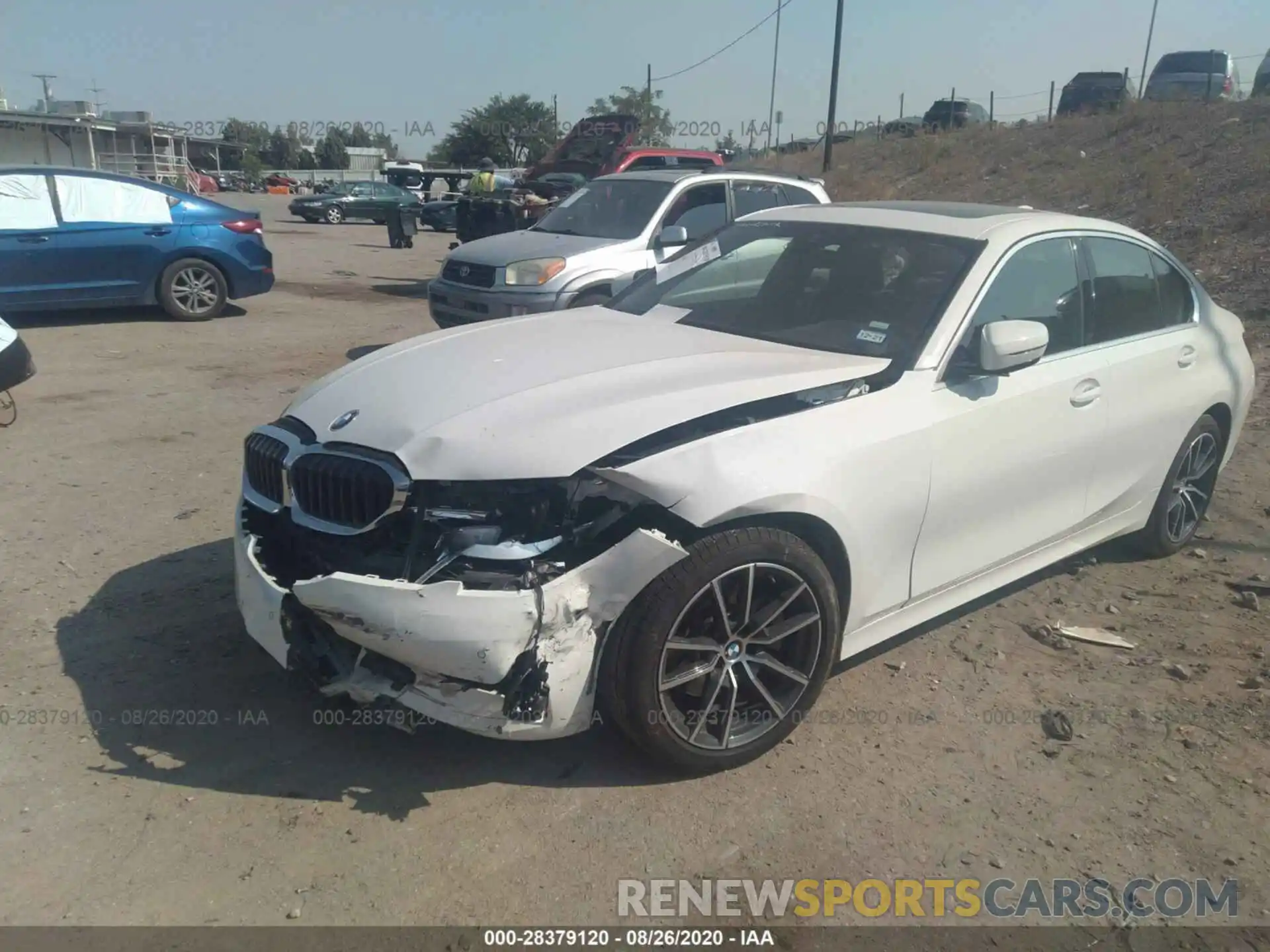 2 Photograph of a damaged car 3MW5R1J00L8B21036 BMW 3 SERIES 2020