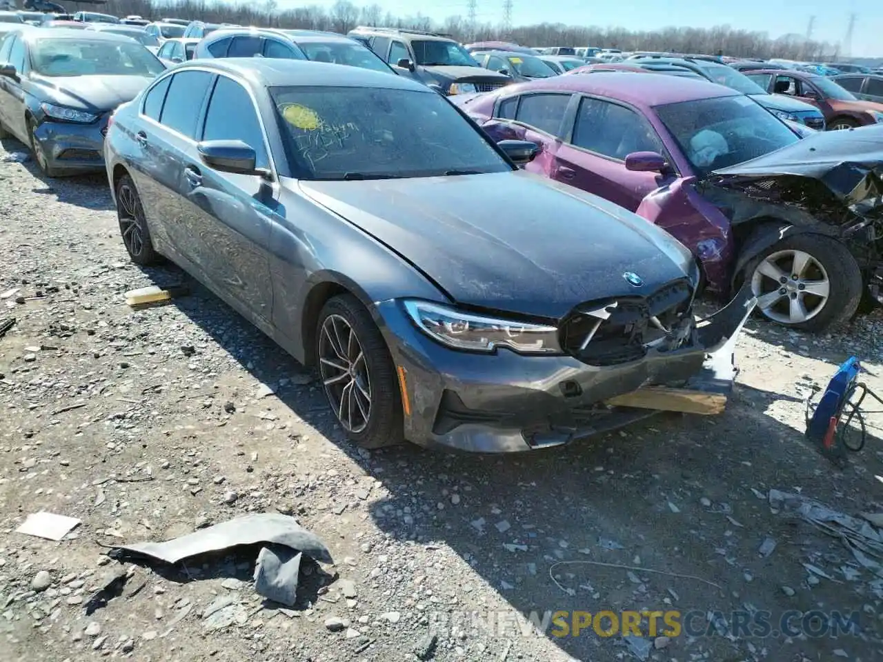 1 Photograph of a damaged car 3MW5R1J00L8B22073 BMW 3 SERIES 2020