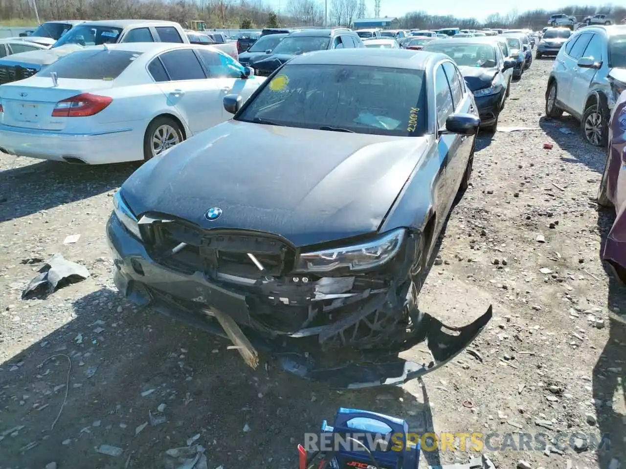 9 Photograph of a damaged car 3MW5R1J00L8B22073 BMW 3 SERIES 2020