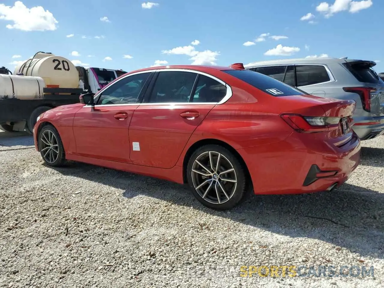2 Photograph of a damaged car 3MW5R1J00L8B23255 BMW 3 SERIES 2020