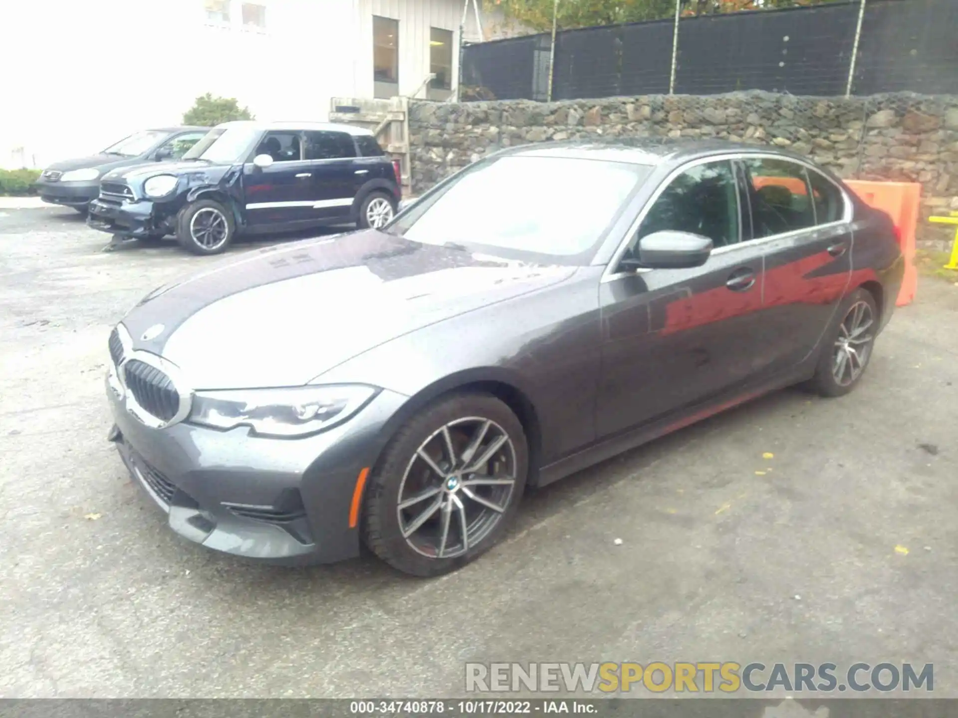 2 Photograph of a damaged car 3MW5R1J00L8B23949 BMW 3 SERIES 2020