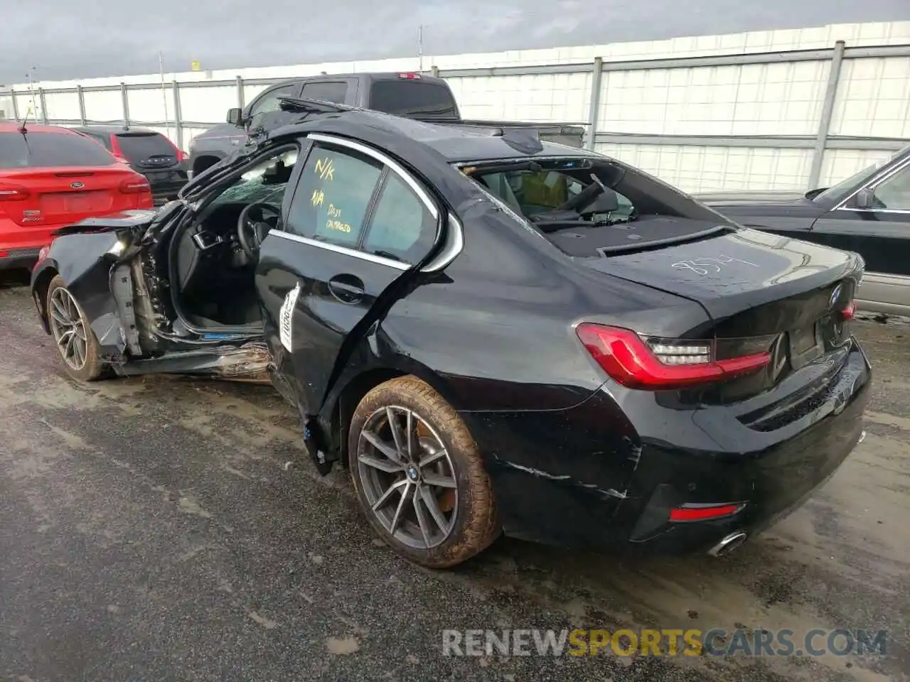 3 Photograph of a damaged car 3MW5R1J00L8B28374 BMW 3 SERIES 2020