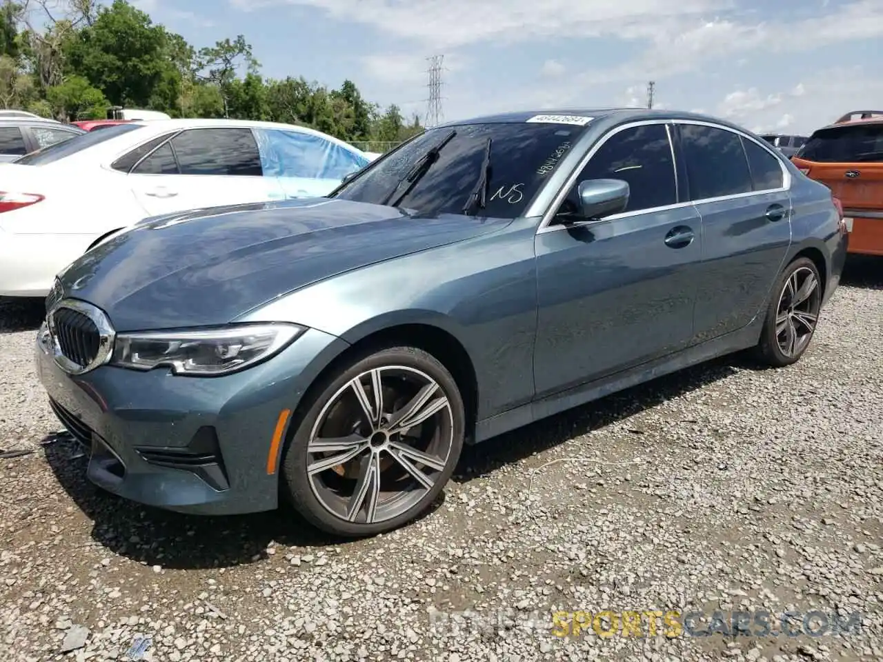 1 Photograph of a damaged car 3MW5R1J00L8B43375 BMW 3 SERIES 2020