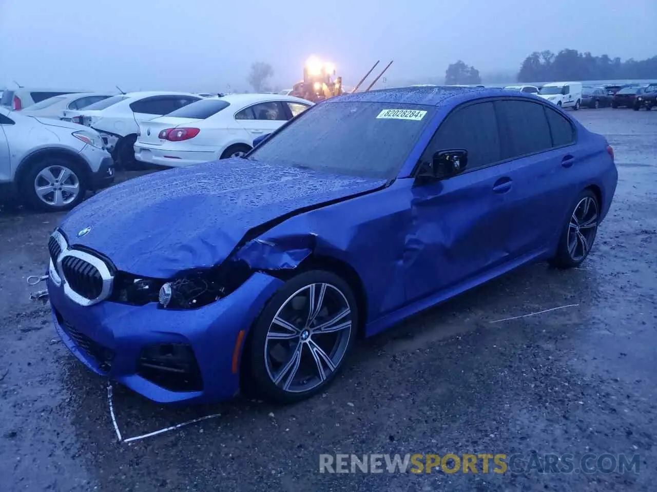 1 Photograph of a damaged car 3MW5R1J00L8B43795 BMW 3 SERIES 2020