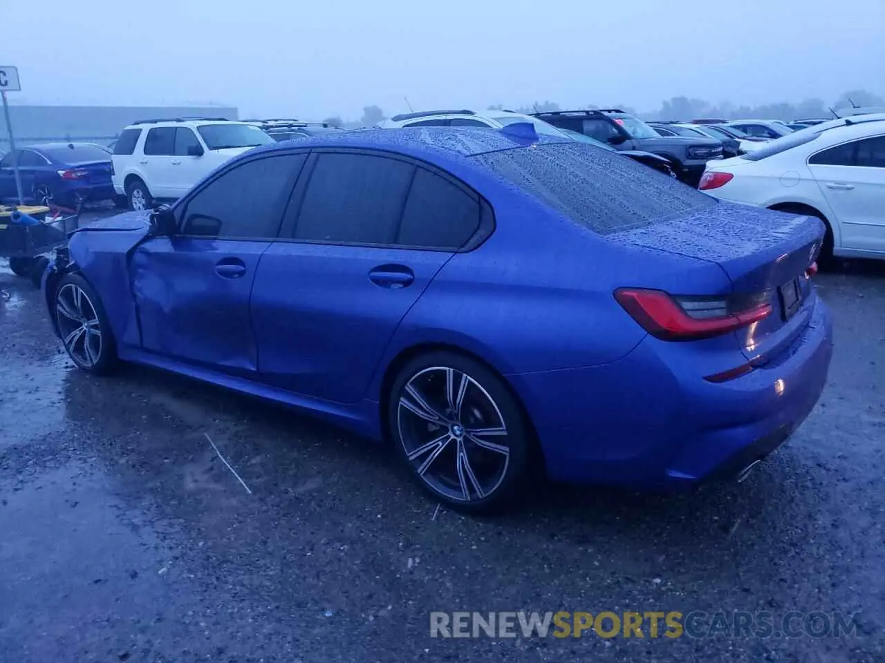 2 Photograph of a damaged car 3MW5R1J00L8B43795 BMW 3 SERIES 2020
