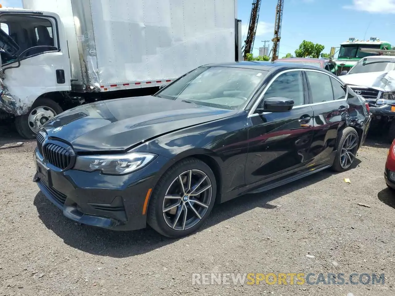 1 Photograph of a damaged car 3MW5R1J01L8B06254 BMW 3 SERIES 2020