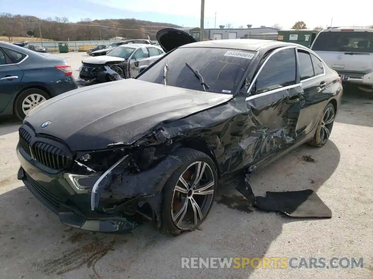 2 Photograph of a damaged car 3MW5R1J01L8B11437 BMW 3 SERIES 2020