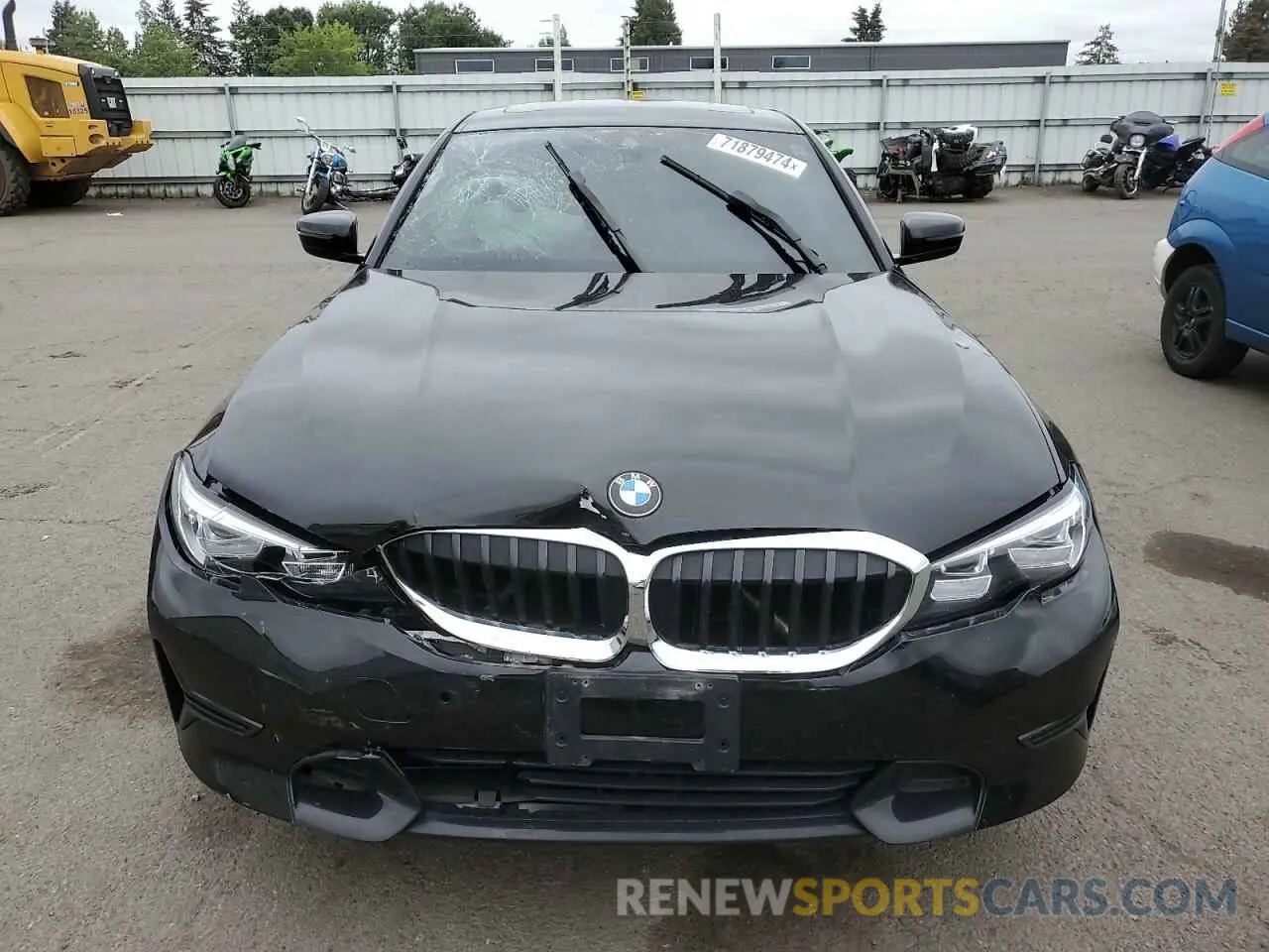5 Photograph of a damaged car 3MW5R1J01L8B15293 BMW 3 SERIES 2020