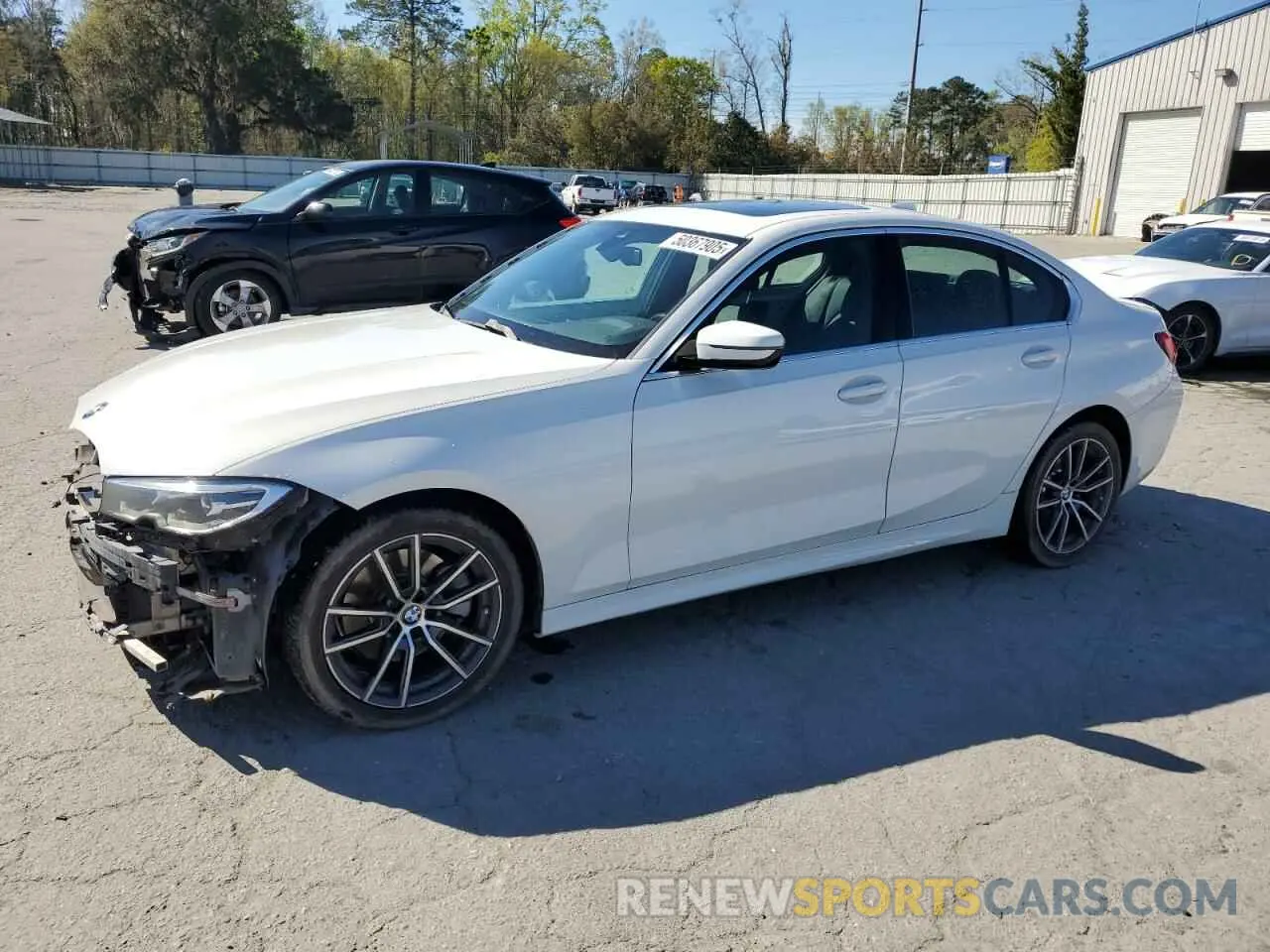 1 Photograph of a damaged car 3MW5R1J01L8B20932 BMW 3 SERIES 2020