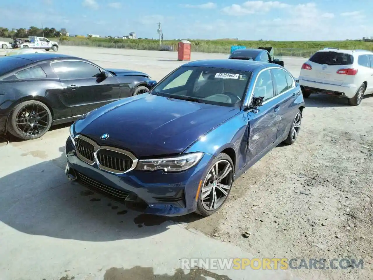 2 Photograph of a damaged car 3MW5R1J01L8B30554 BMW 3 SERIES 2020