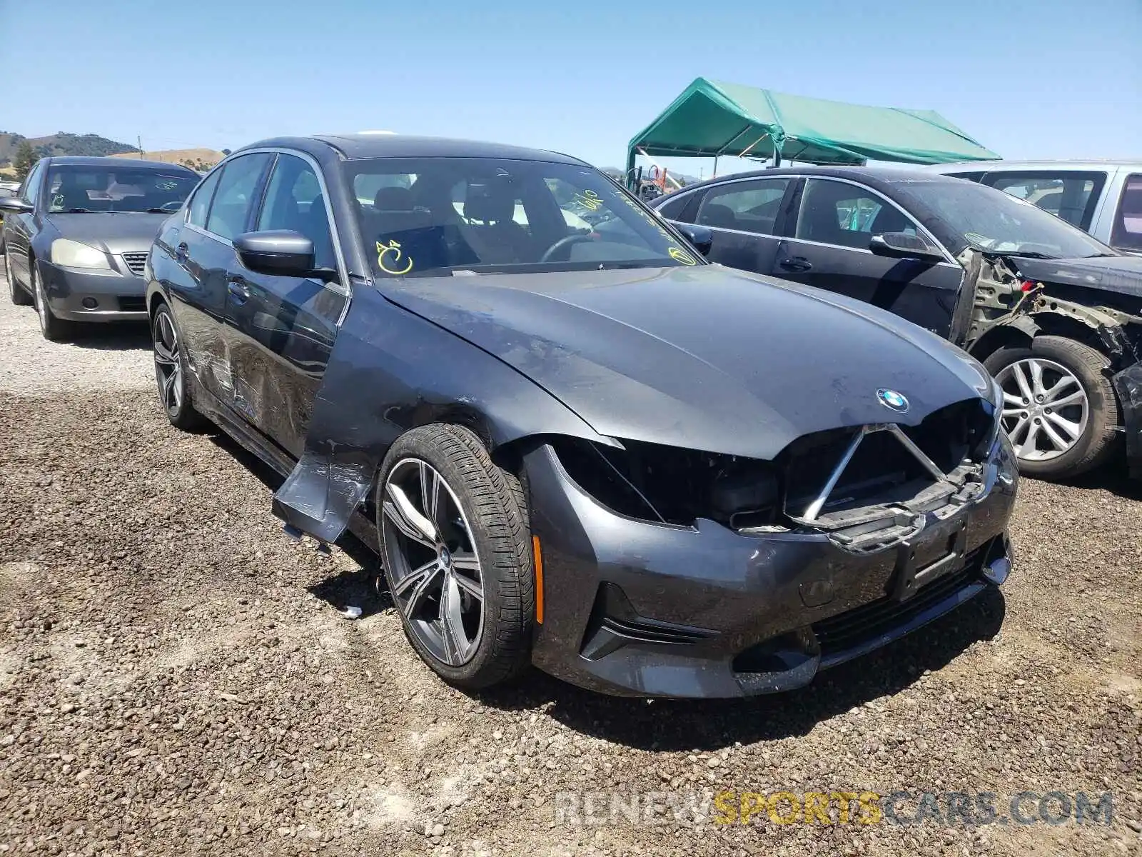 1 Photograph of a damaged car 3MW5R1J01L8B41411 BMW 3 SERIES 2020