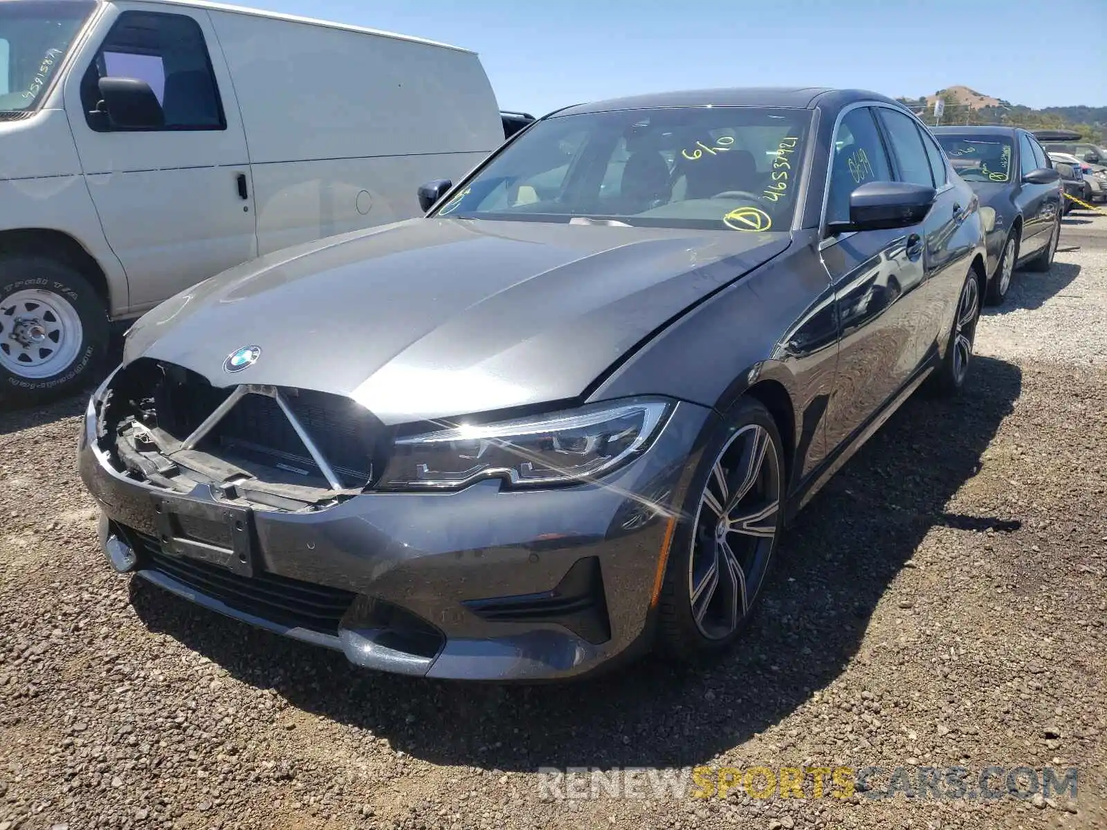 2 Photograph of a damaged car 3MW5R1J01L8B41411 BMW 3 SERIES 2020