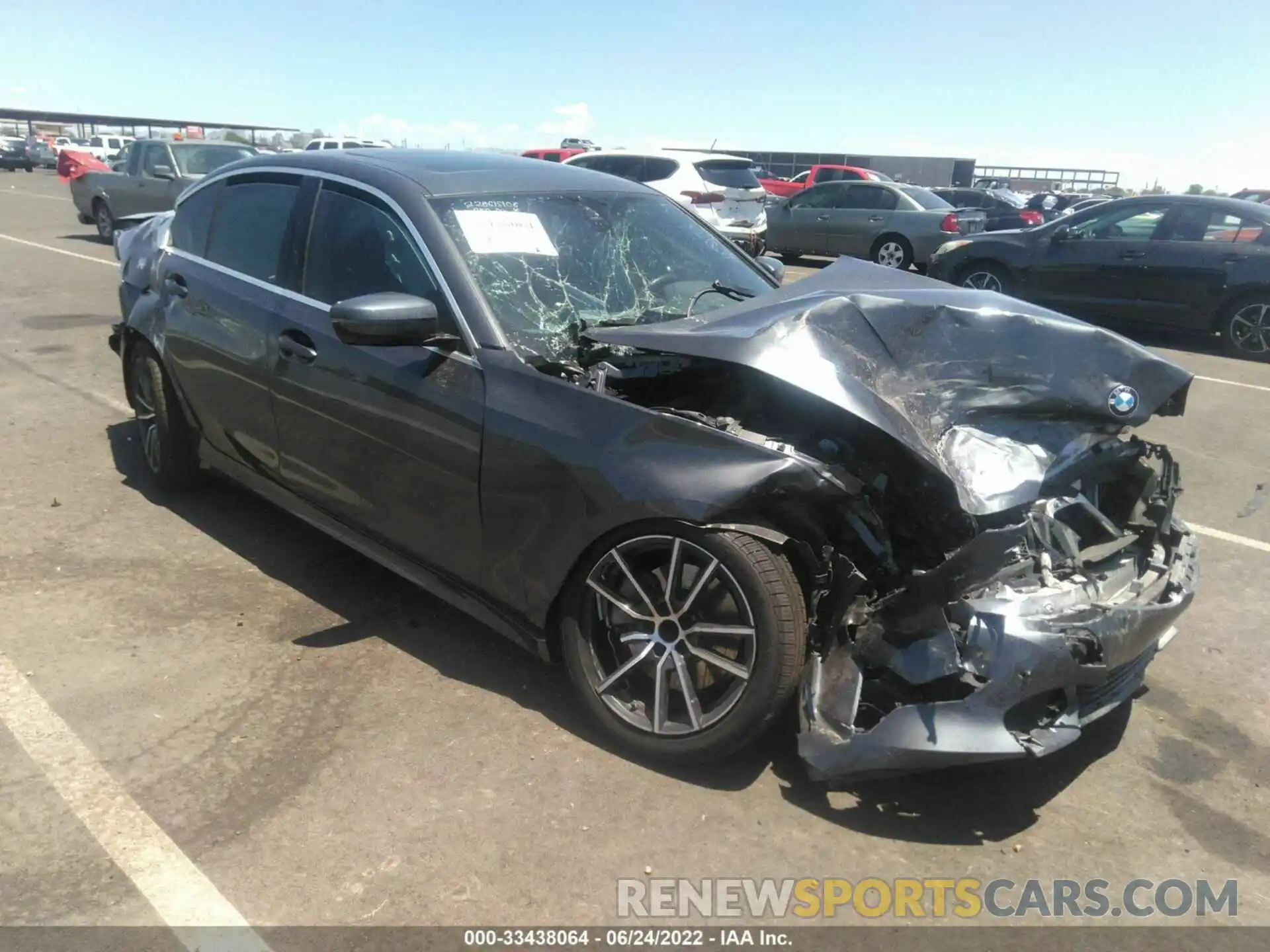 1 Photograph of a damaged car 3MW5R1J02L8B06988 BMW 3 SERIES 2020