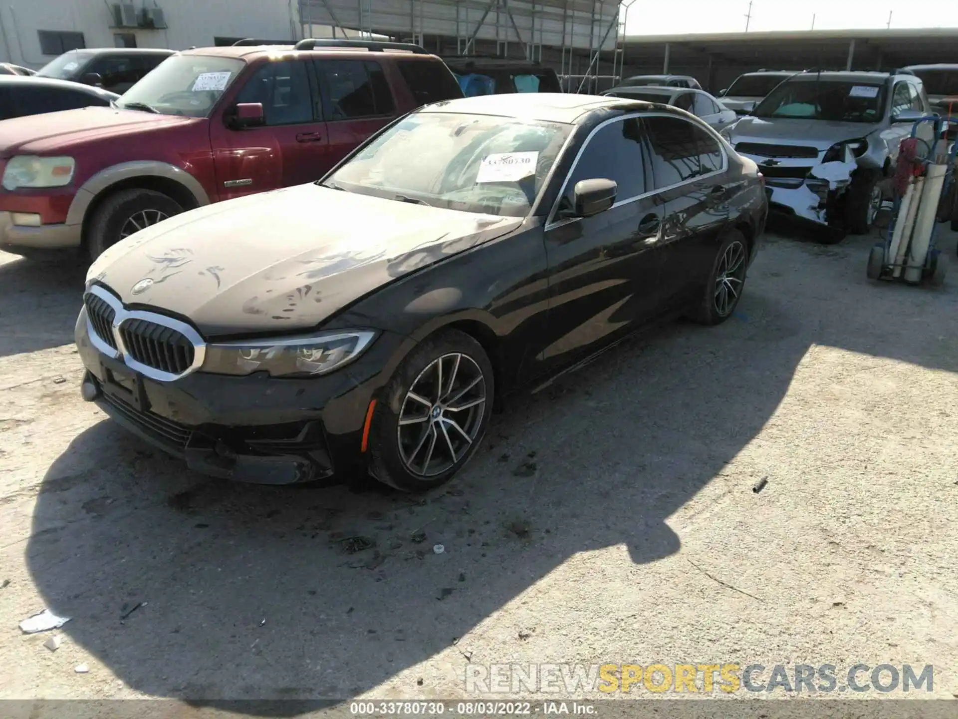 2 Photograph of a damaged car 3MW5R1J02L8B11236 BMW 3 SERIES 2020