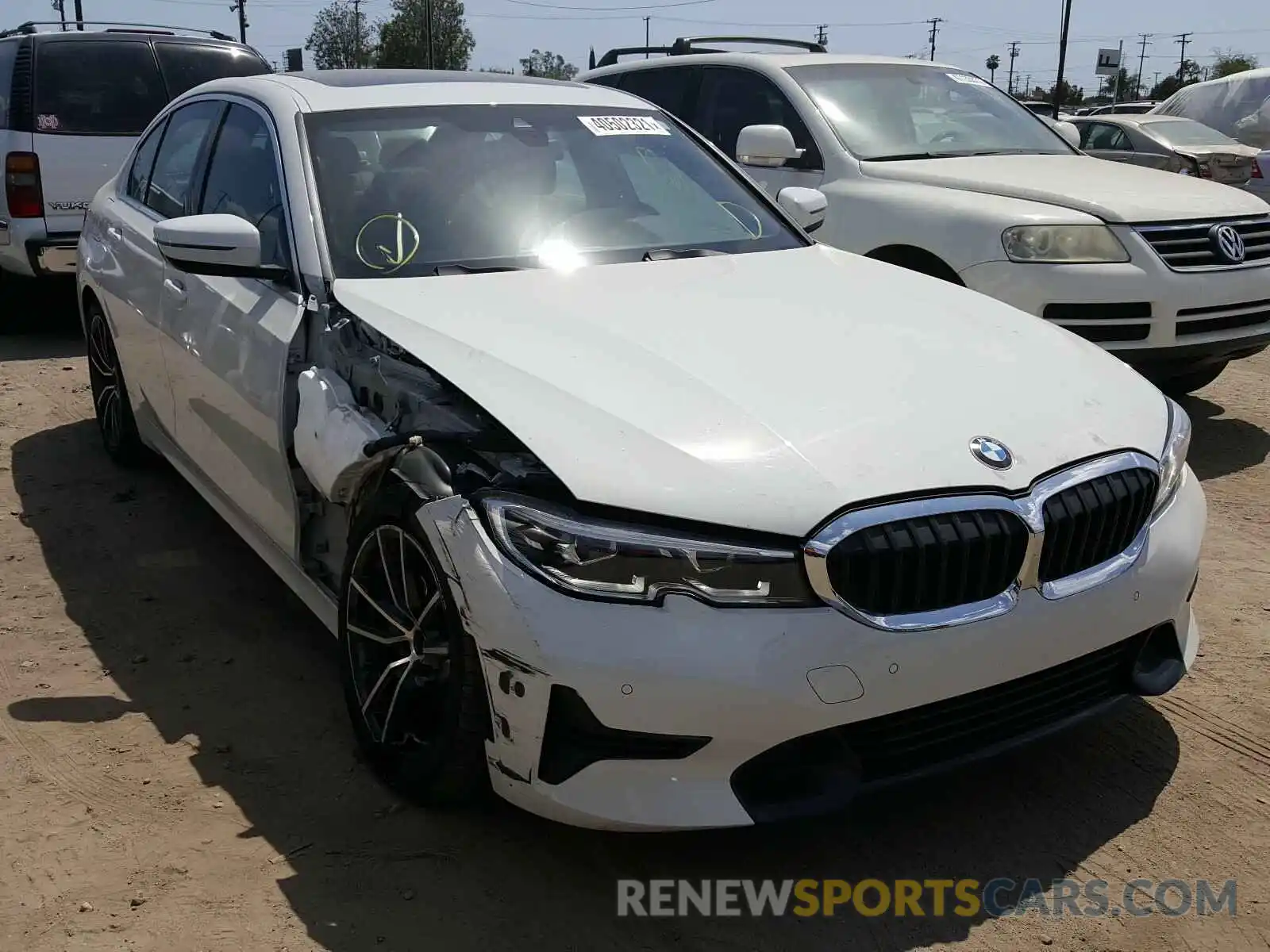 1 Photograph of a damaged car 3MW5R1J02L8B21698 BMW 3 SERIES 2020