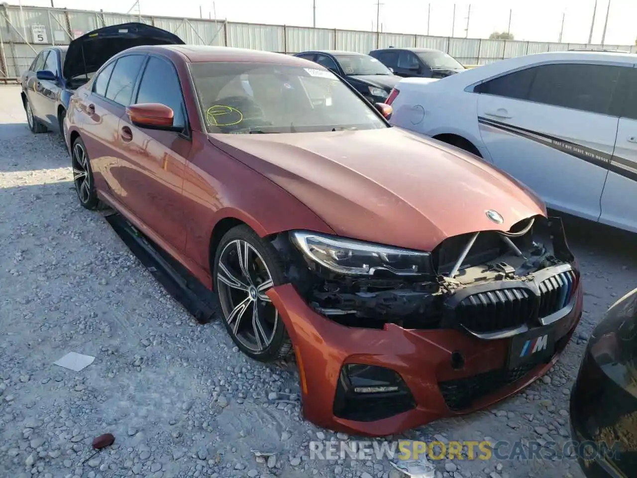 1 Photograph of a damaged car 3MW5R1J02L8B35634 BMW 3 SERIES 2020