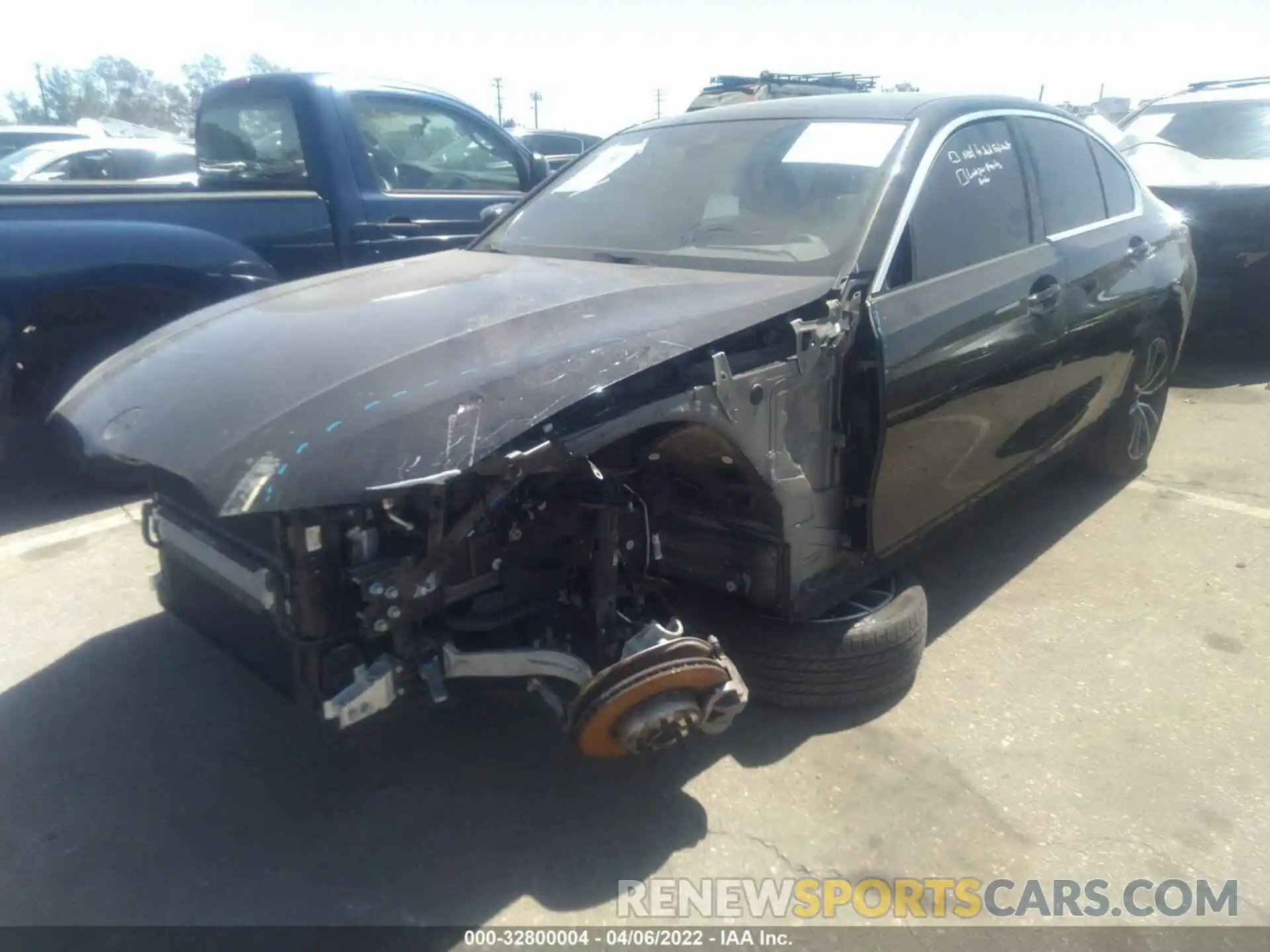 2 Photograph of a damaged car 3MW5R1J02L8B36508 BMW 3 SERIES 2020