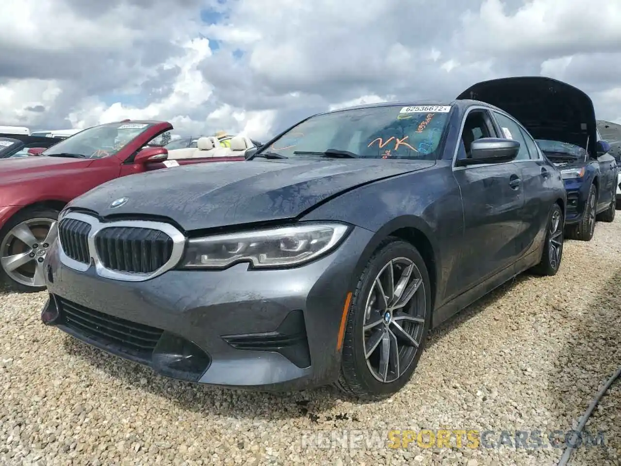 2 Photograph of a damaged car 3MW5R1J02L8B37335 BMW 3 SERIES 2020