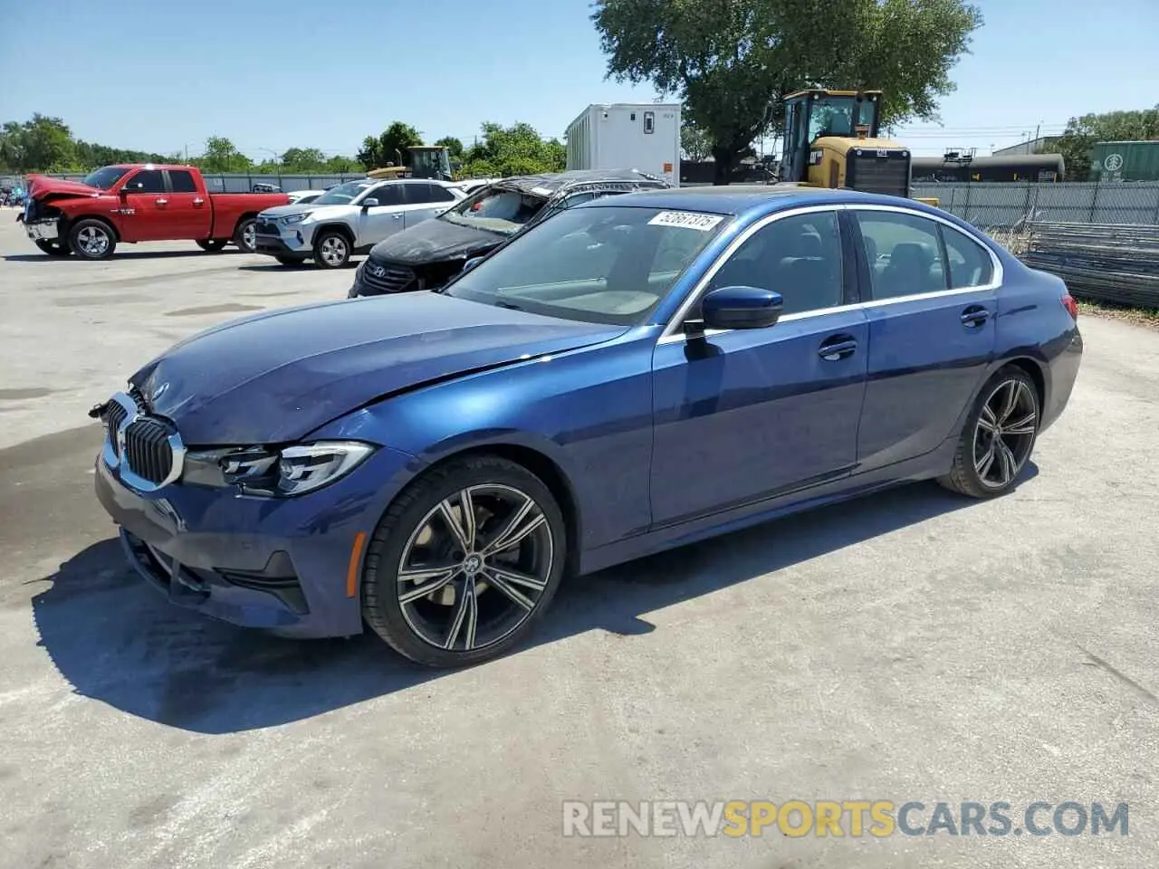1 Photograph of a damaged car 3MW5R1J03L8B05168 BMW 3 SERIES 2020