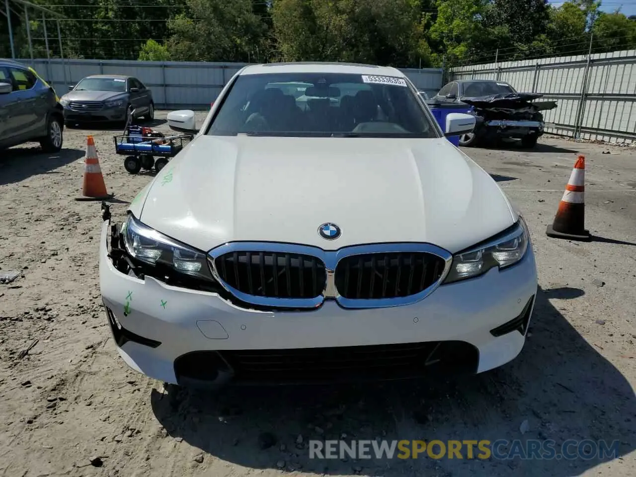 5 Photograph of a damaged car 3MW5R1J03L8B06515 BMW 3 SERIES 2020