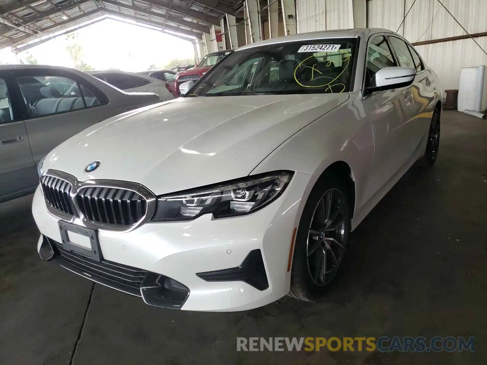 2 Photograph of a damaged car 3MW5R1J03L8B15859 BMW 3 SERIES 2020