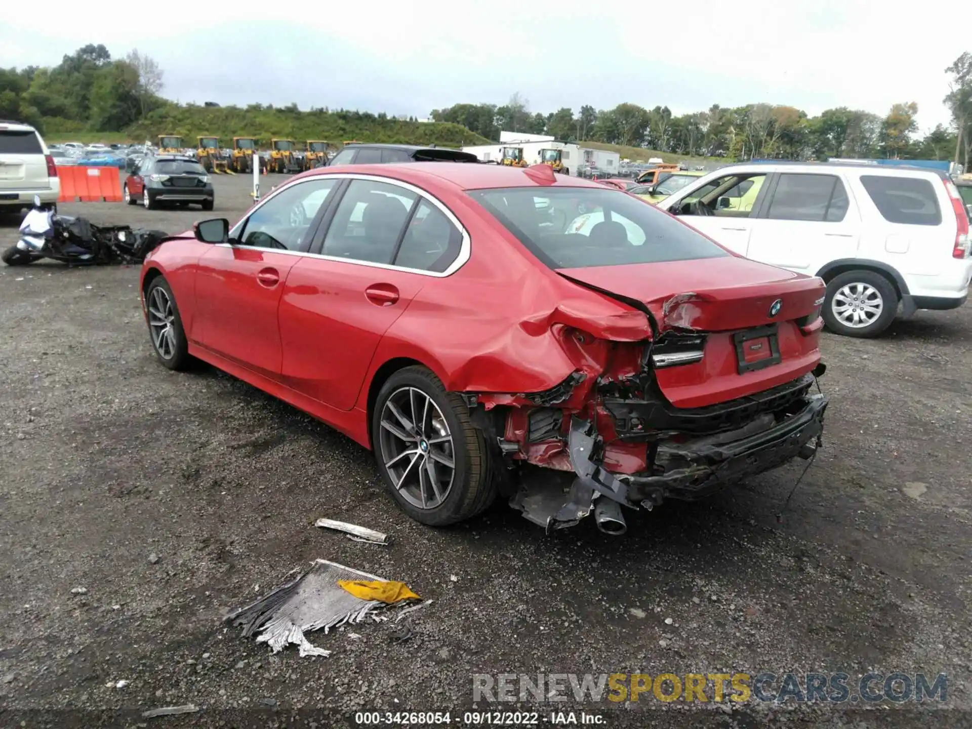 3 Photograph of a damaged car 3MW5R1J03L8B23153 BMW 3 SERIES 2020