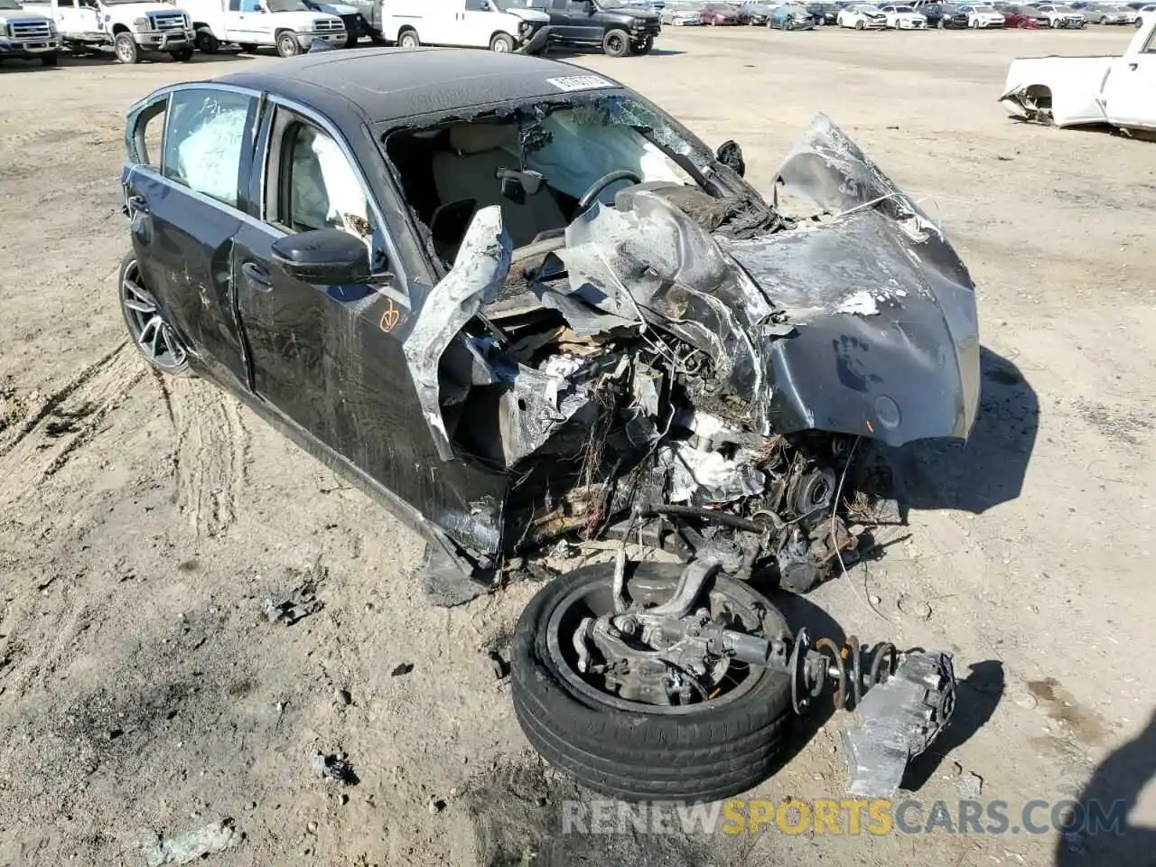 1 Photograph of a damaged car 3MW5R1J03L8B24139 BMW 3 SERIES 2020