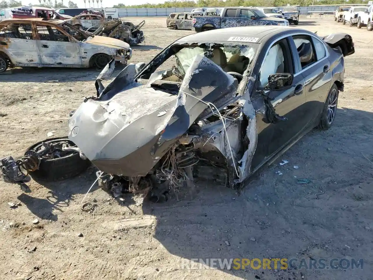 2 Photograph of a damaged car 3MW5R1J03L8B24139 BMW 3 SERIES 2020