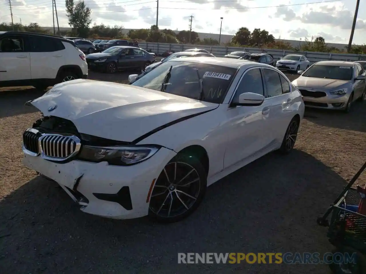 2 Photograph of a damaged car 3MW5R1J03L8B35416 BMW 3 SERIES 2020