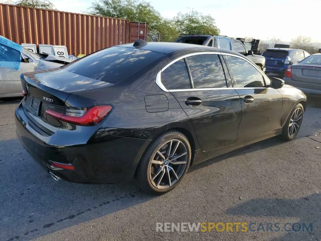 3 Photograph of a damaged car 3MW5R1J03L8B36517 BMW 3 SERIES 2020