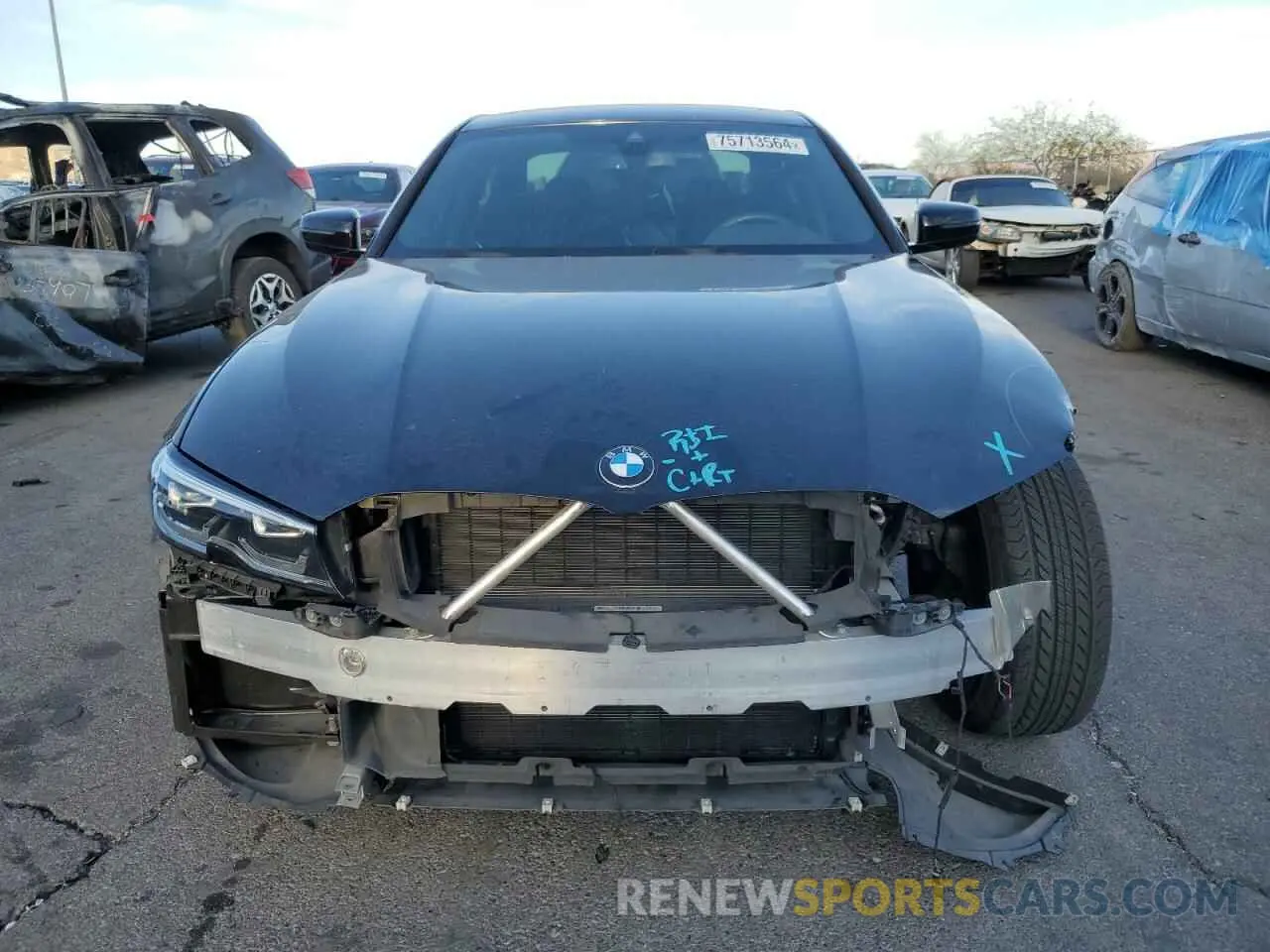 5 Photograph of a damaged car 3MW5R1J03L8B36517 BMW 3 SERIES 2020