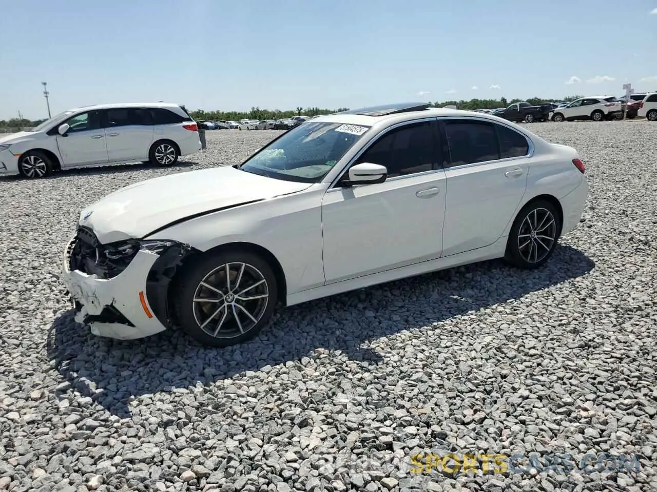 1 Photograph of a damaged car 3MW5R1J04L8B04952 BMW 3 SERIES 2020