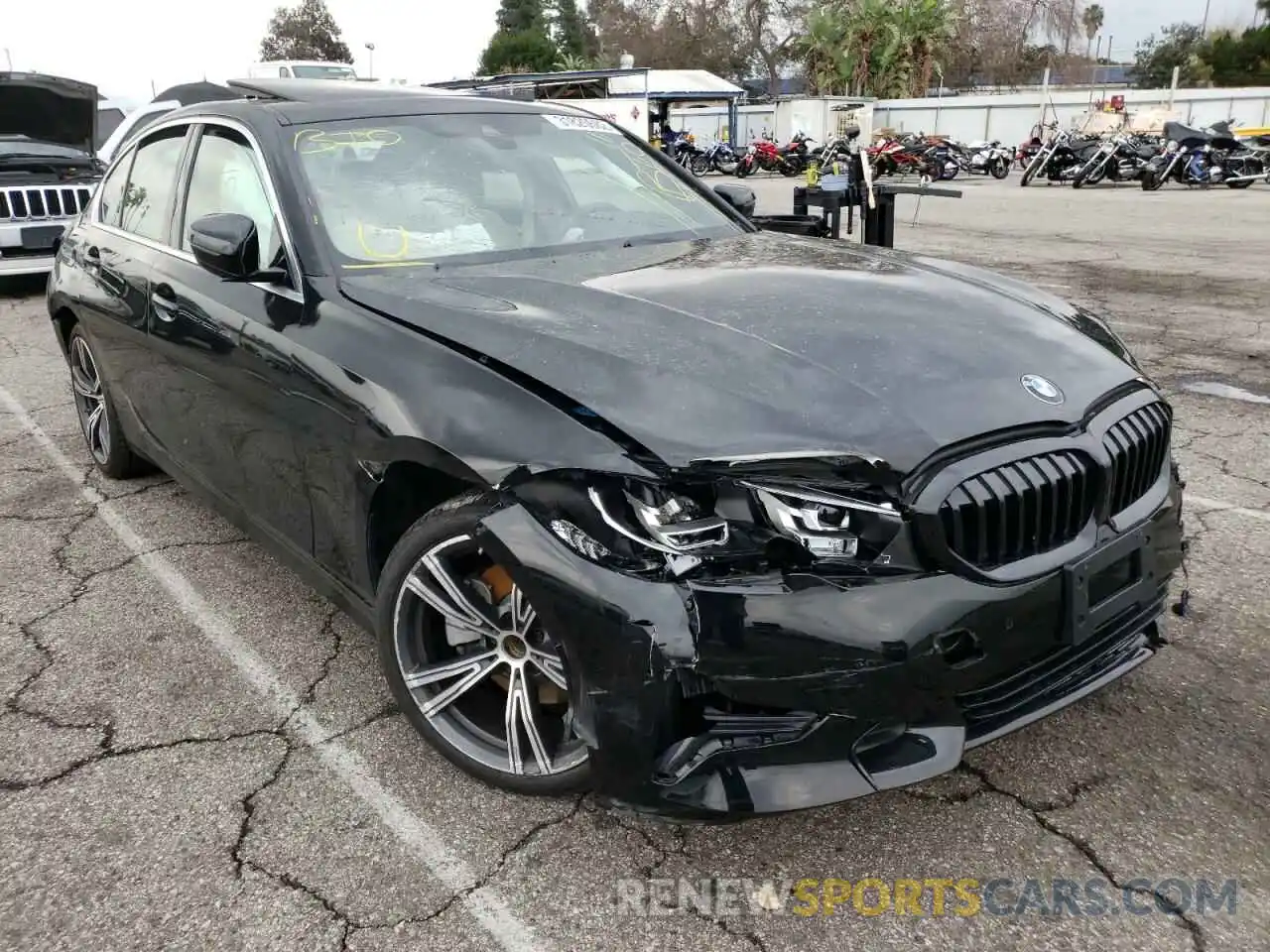 1 Photograph of a damaged car 3MW5R1J04L8B06376 BMW 3 SERIES 2020