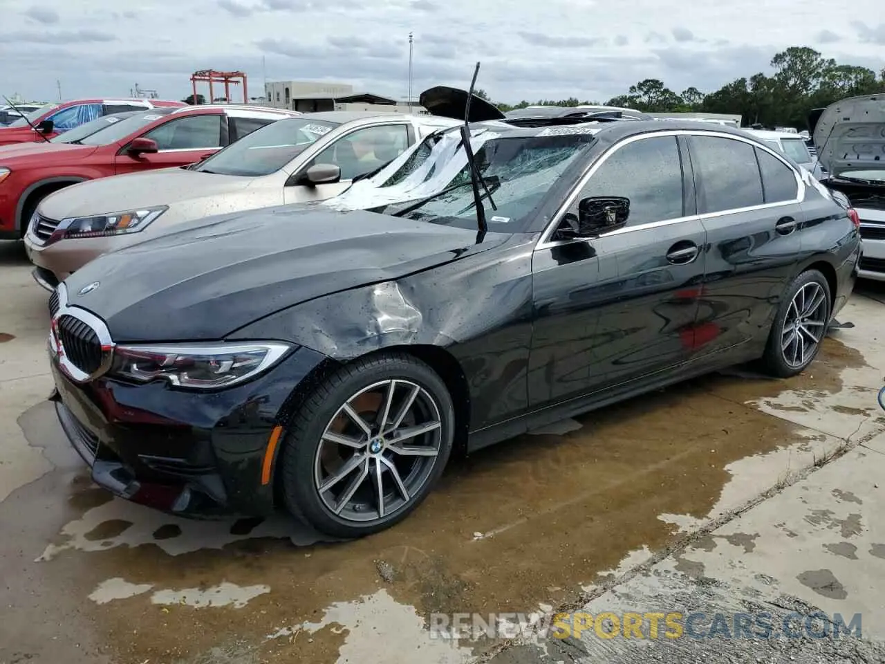 1 Photograph of a damaged car 3MW5R1J04L8B07558 BMW 3 SERIES 2020