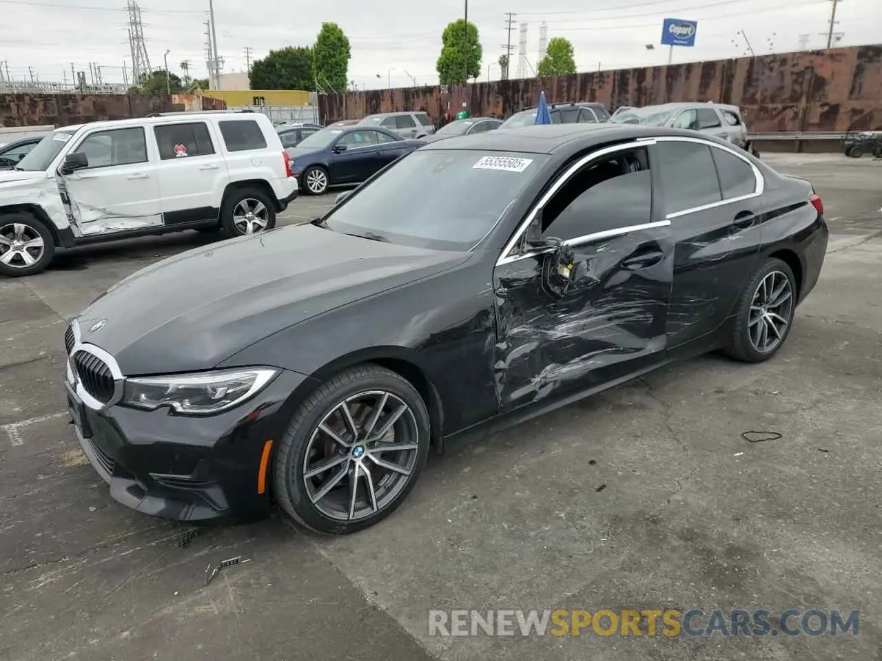 1 Photograph of a damaged car 3MW5R1J04L8B11688 BMW 3 SERIES 2020