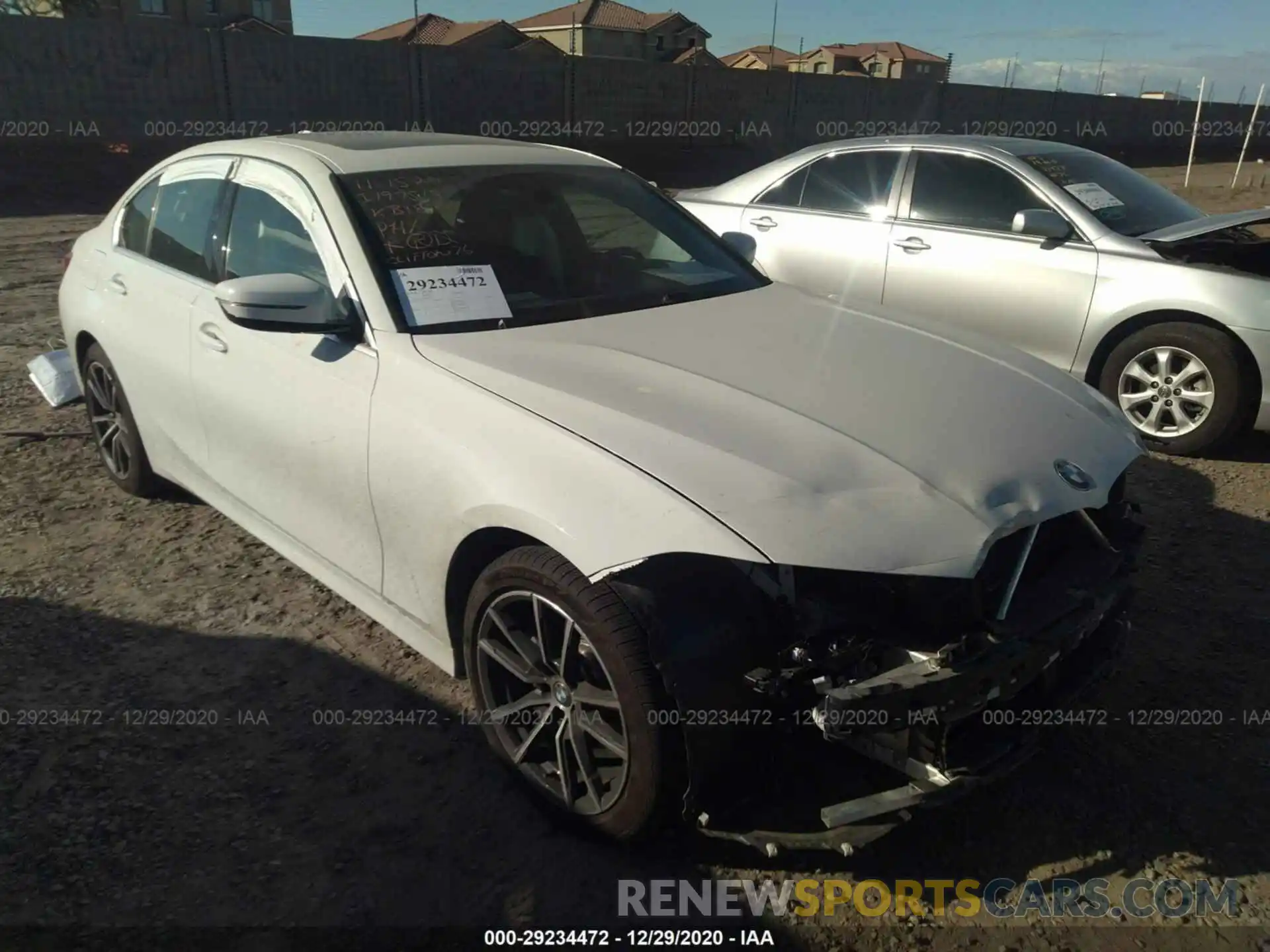 1 Photograph of a damaged car 3MW5R1J04L8B18009 BMW 3 SERIES 2020