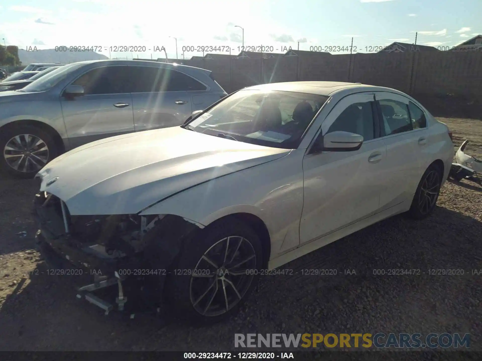 2 Photograph of a damaged car 3MW5R1J04L8B18009 BMW 3 SERIES 2020