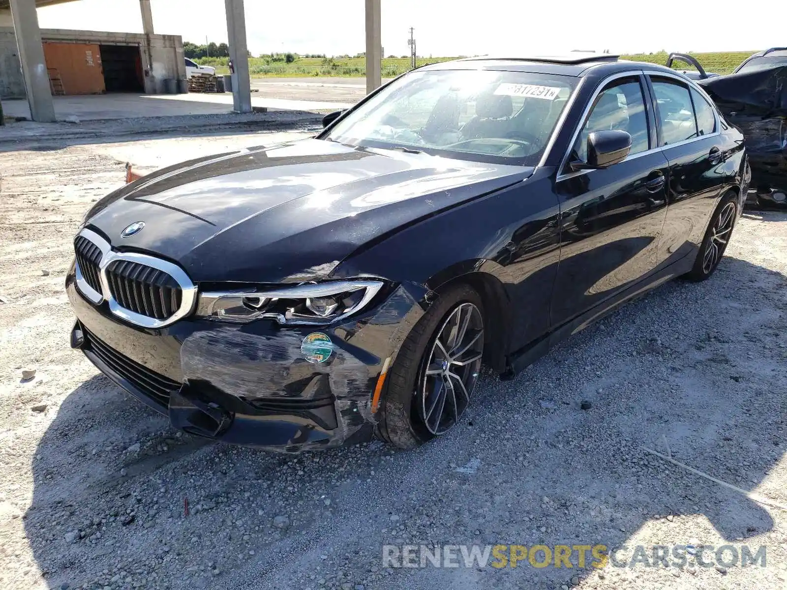 2 Photograph of a damaged car 3MW5R1J04L8B19385 BMW 3 SERIES 2020