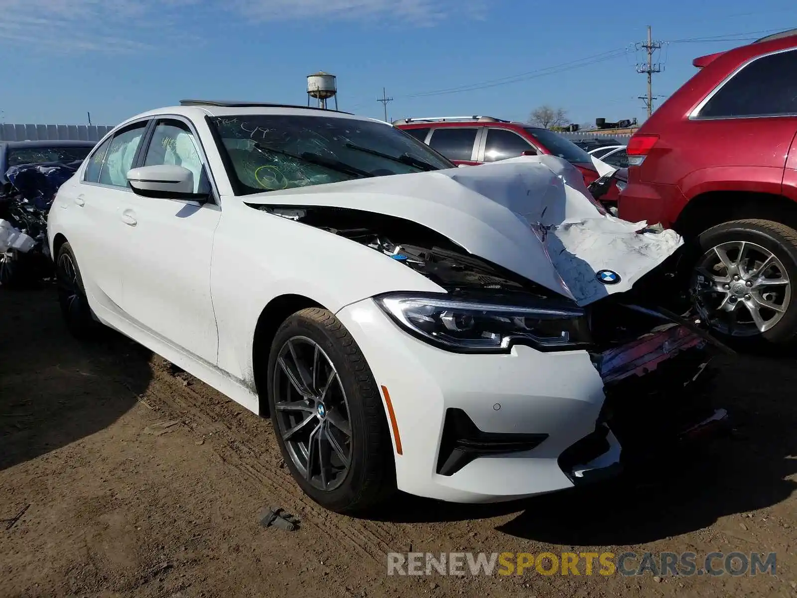 1 Photograph of a damaged car 3MW5R1J04L8B21573 BMW 3 SERIES 2020