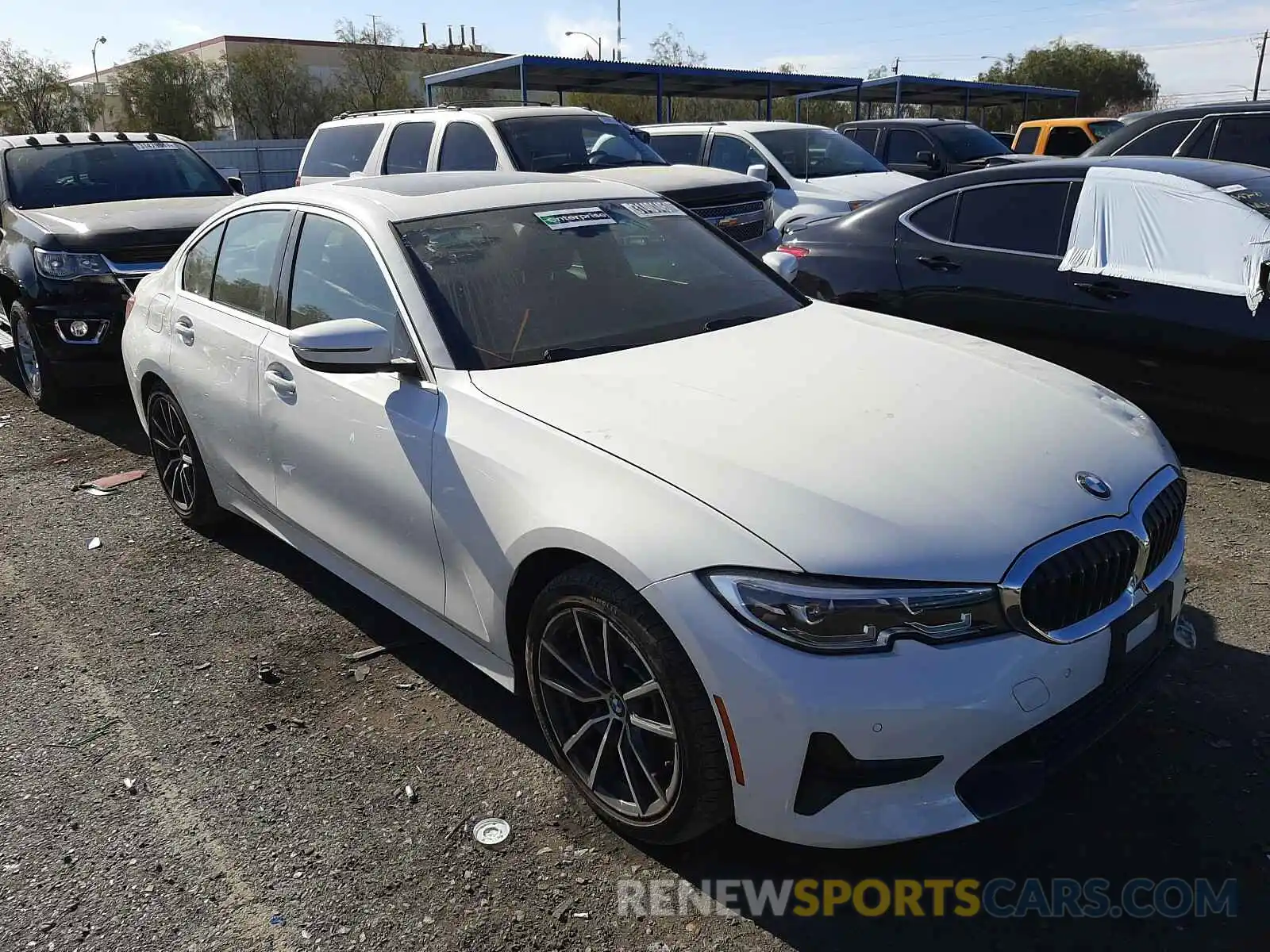 1 Photograph of a damaged car 3MW5R1J04L8B23971 BMW 3 SERIES 2020