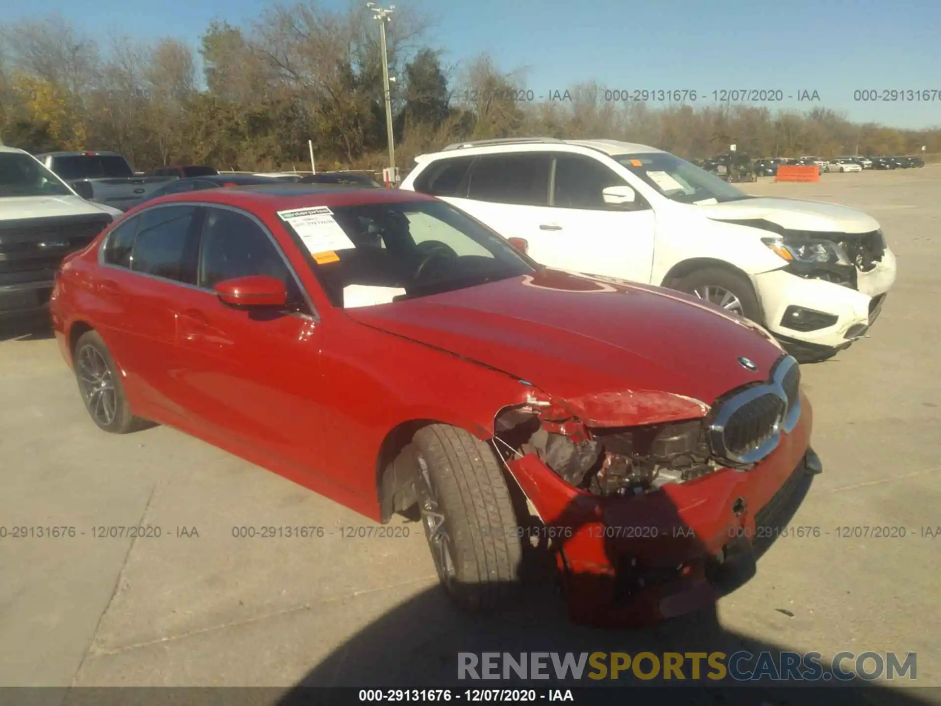 1 Photograph of a damaged car 3MW5R1J04L8B25283 BMW 3 SERIES 2020