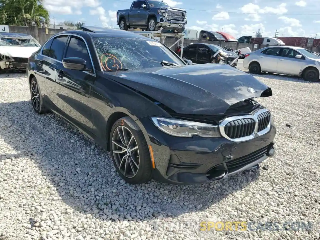 1 Photograph of a damaged car 3MW5R1J04L8B34145 BMW 3 SERIES 2020