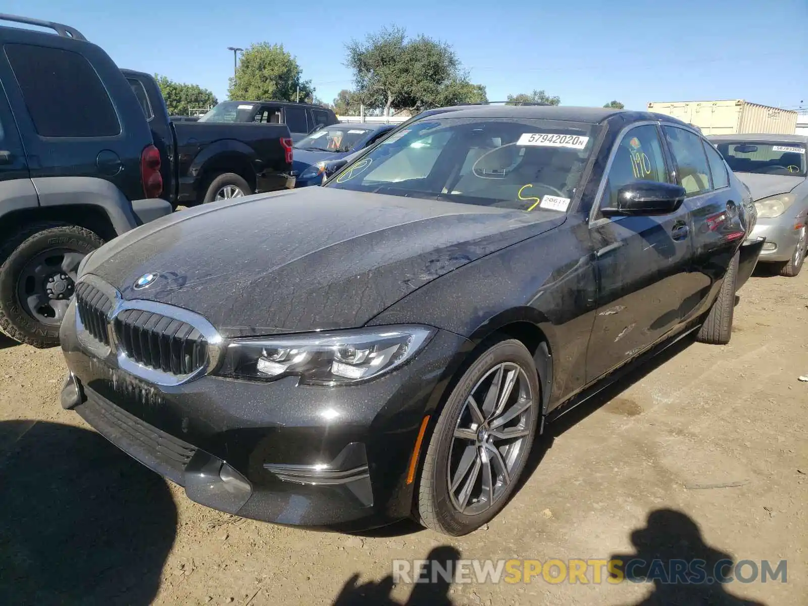 2 Photograph of a damaged car 3MW5R1J04L8B34985 BMW 3 SERIES 2020