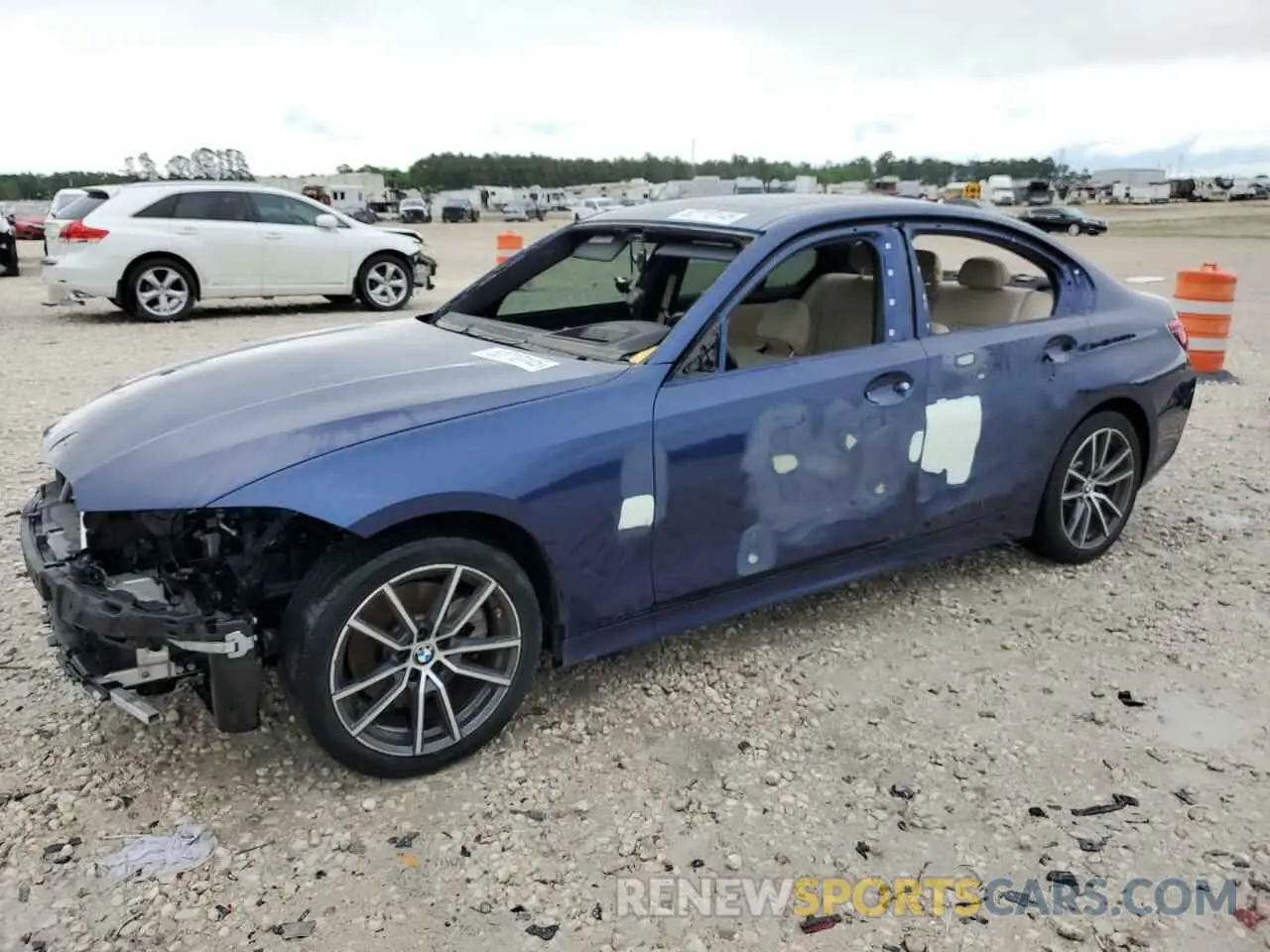 1 Photograph of a damaged car 3MW5R1J04L8B43542 BMW 3 SERIES 2020