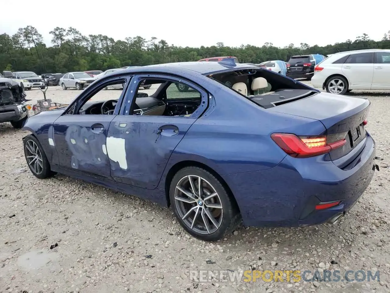 2 Photograph of a damaged car 3MW5R1J04L8B43542 BMW 3 SERIES 2020