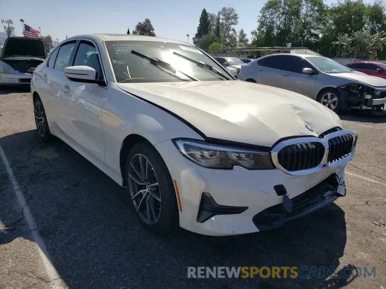 1 Photograph of a damaged car 3MW5R1J05L8B06855 BMW 3 SERIES 2020