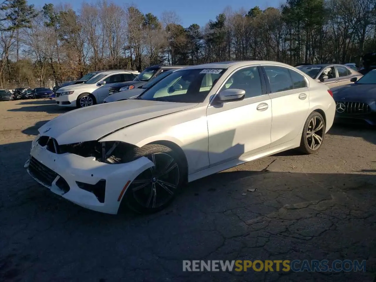 1 Photograph of a damaged car 3MW5R1J05L8B06970 BMW 3 SERIES 2020