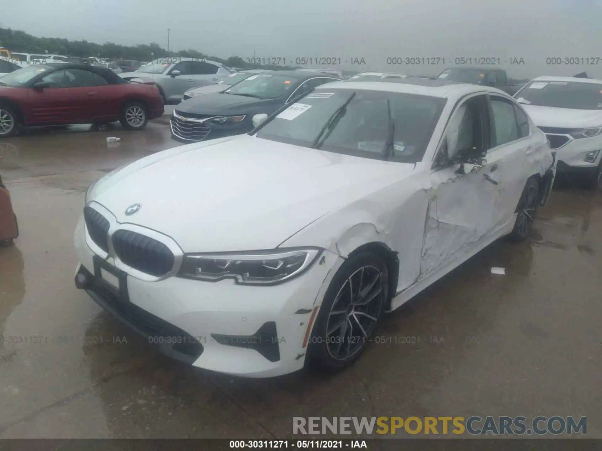 2 Photograph of a damaged car 3MW5R1J05L8B21064 BMW 3 SERIES 2020