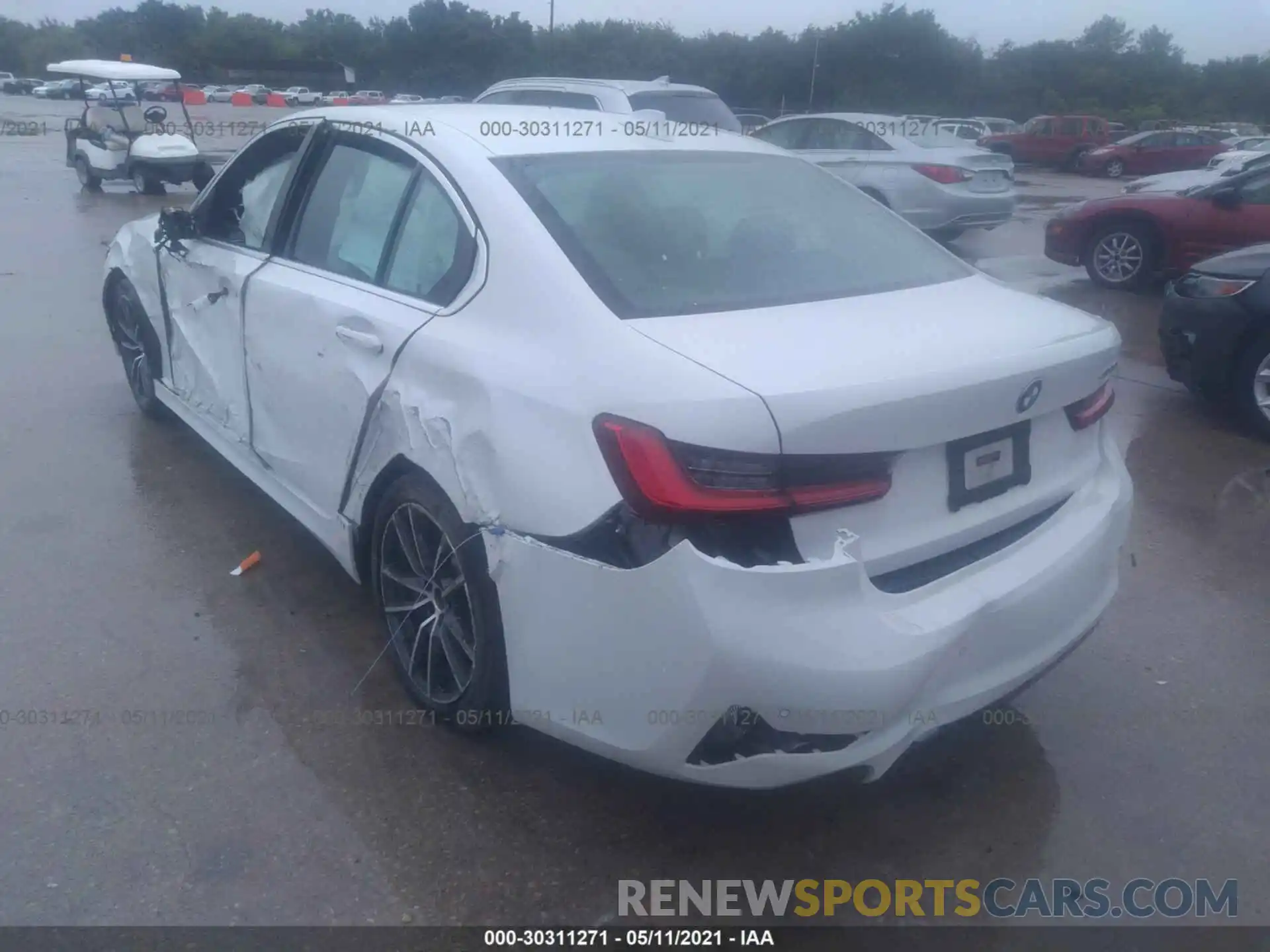 3 Photograph of a damaged car 3MW5R1J05L8B21064 BMW 3 SERIES 2020