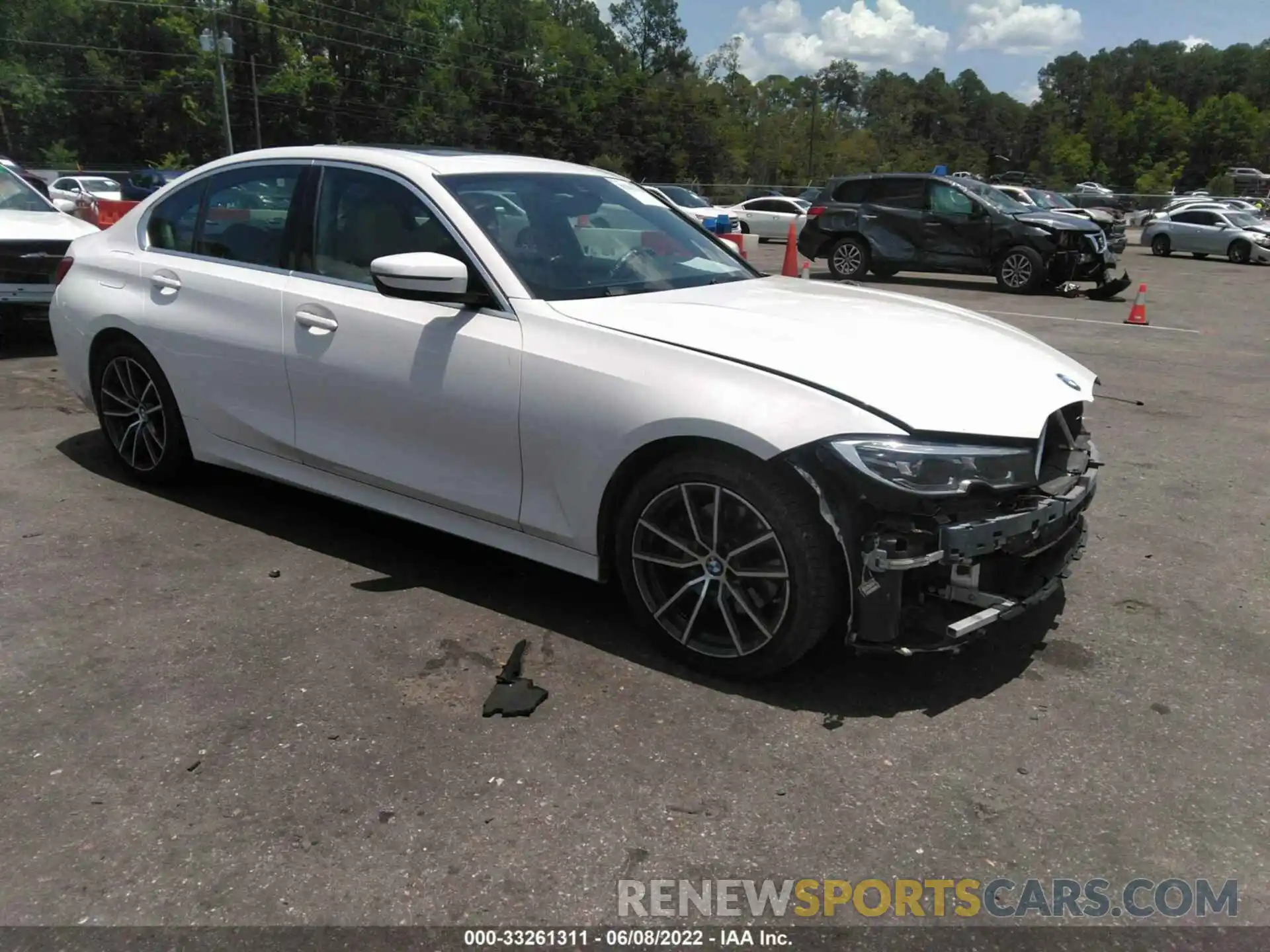 1 Photograph of a damaged car 3MW5R1J05L8B23588 BMW 3 SERIES 2020